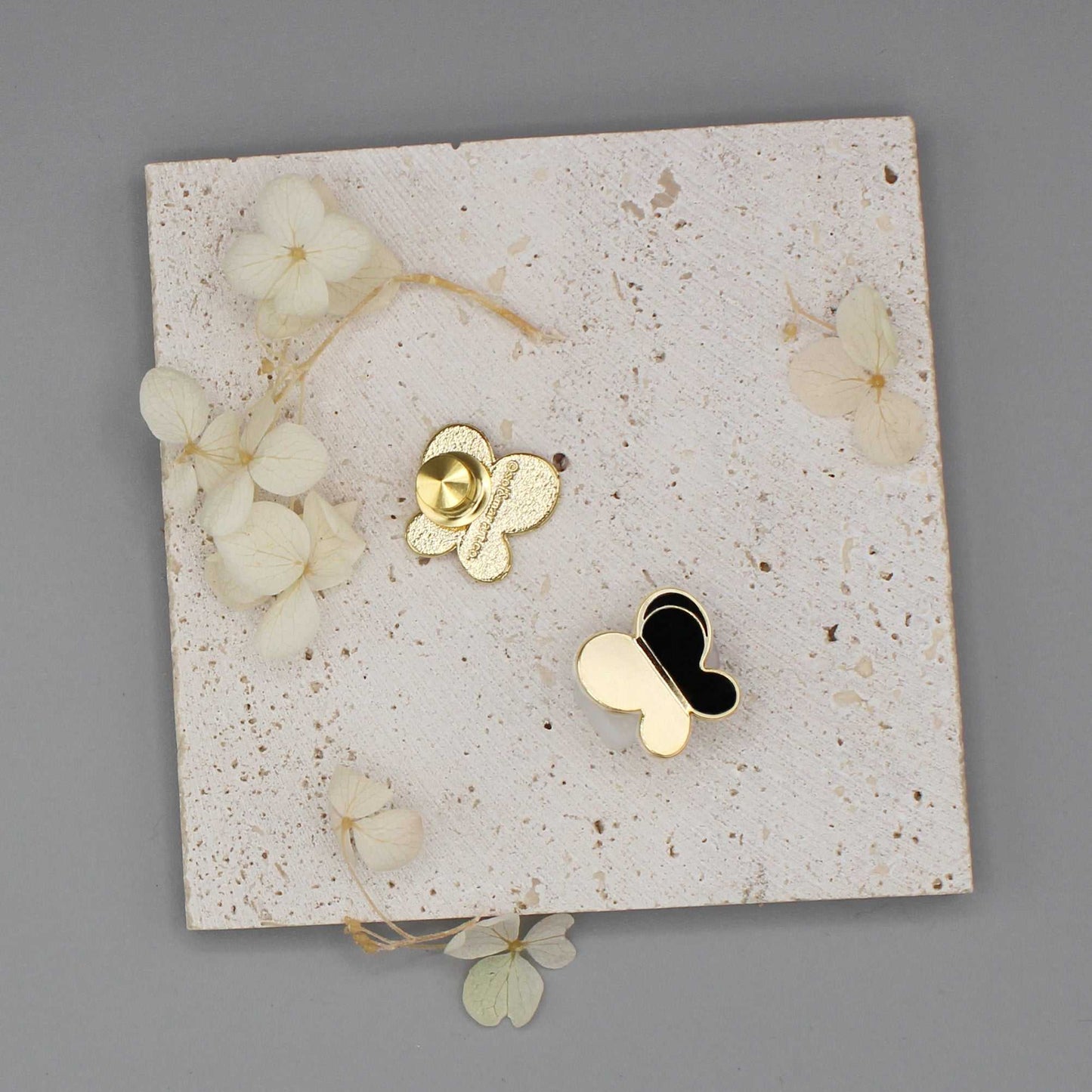 Butterfly Enamel Pin (Black) Brooches & Lapel Pins