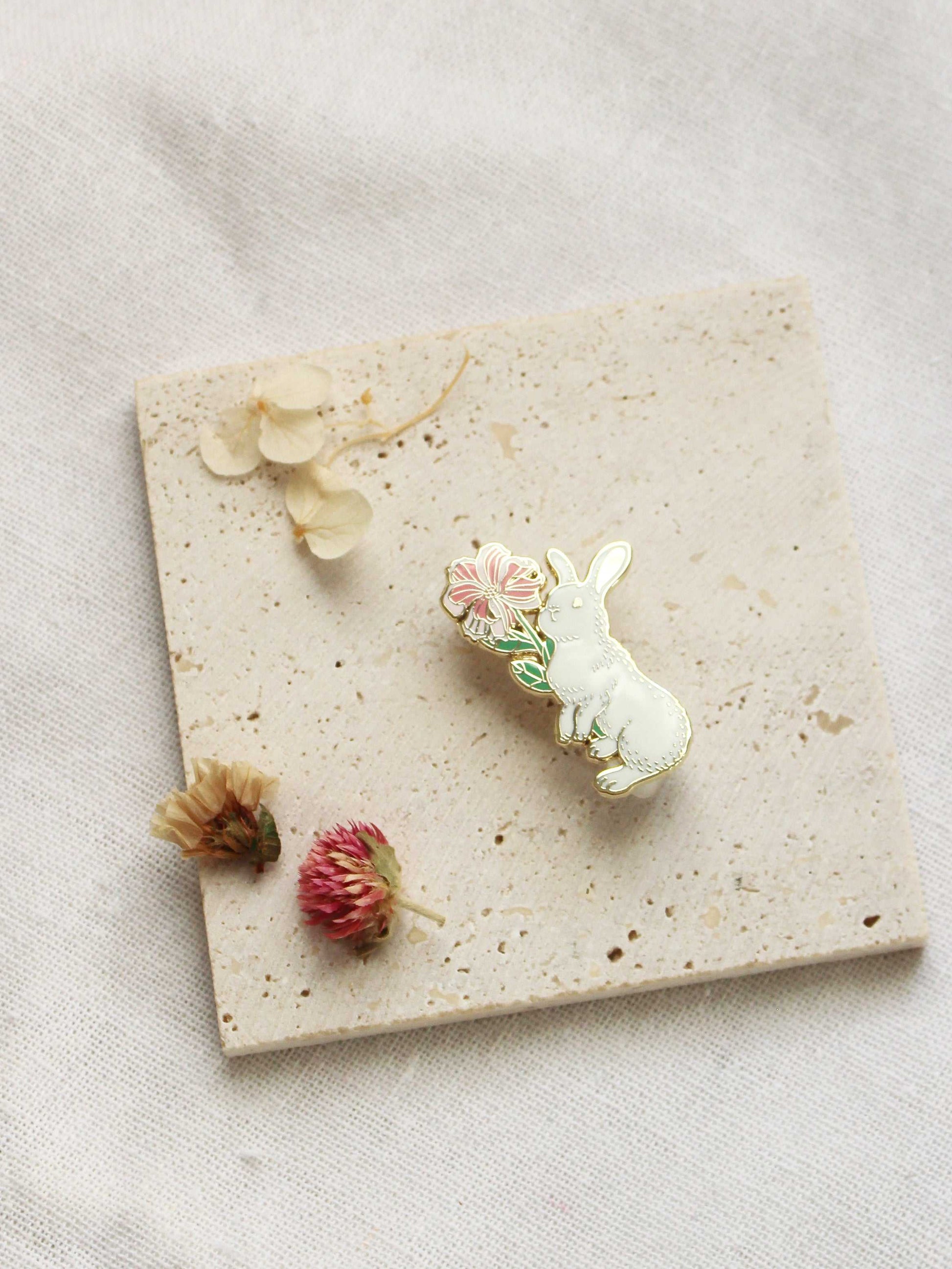 Bunny Rabbit Enamel Pin Brooches & Lapel Pins