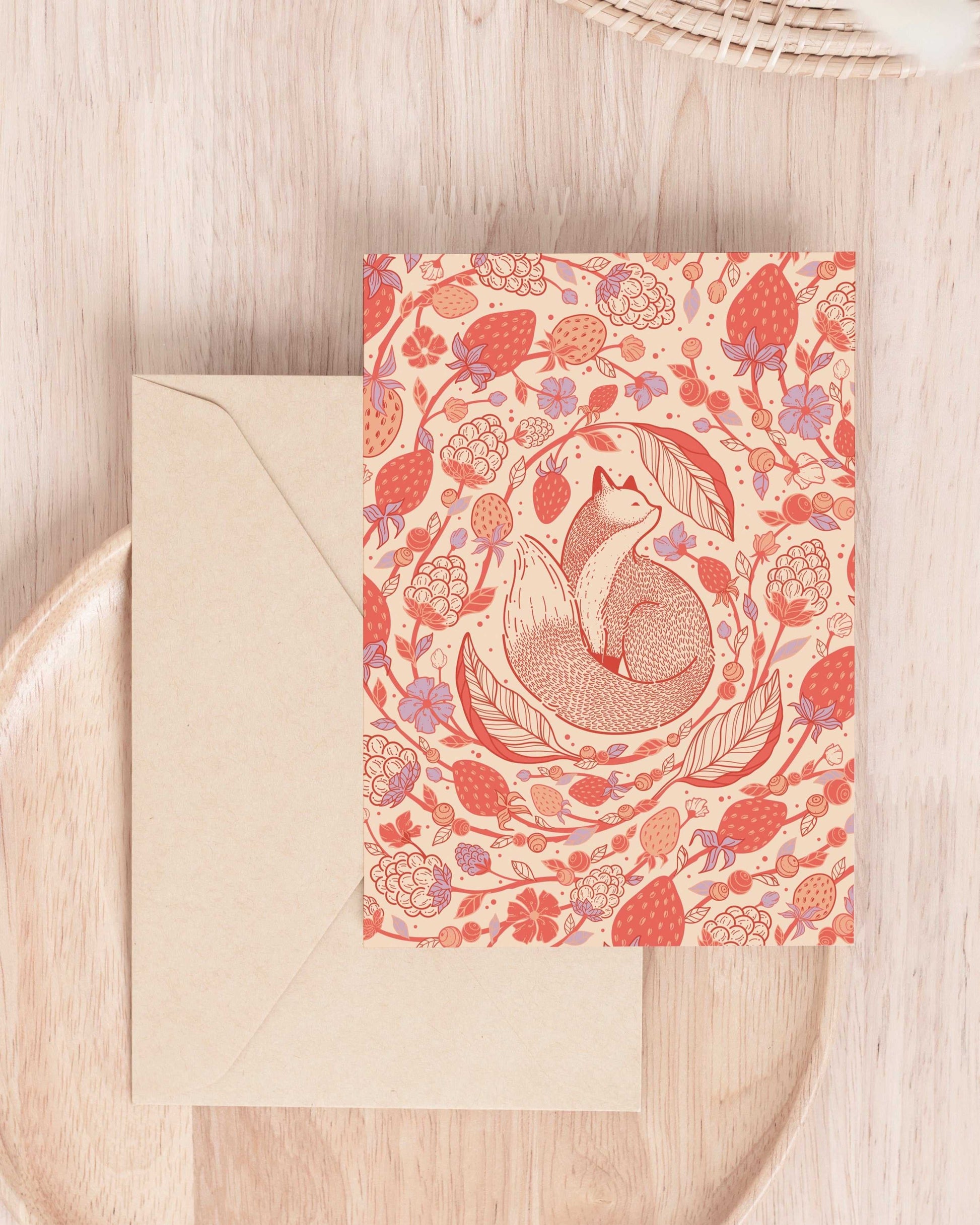 Fox&Berry Tote Bag + Bandana Gift Set (Off-White) (Copy) Tote bag