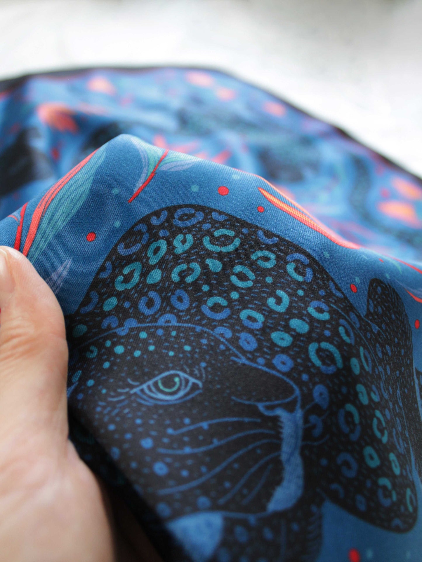 Leopard, and the Sun Silk Twill Scarf Bandana Scarf