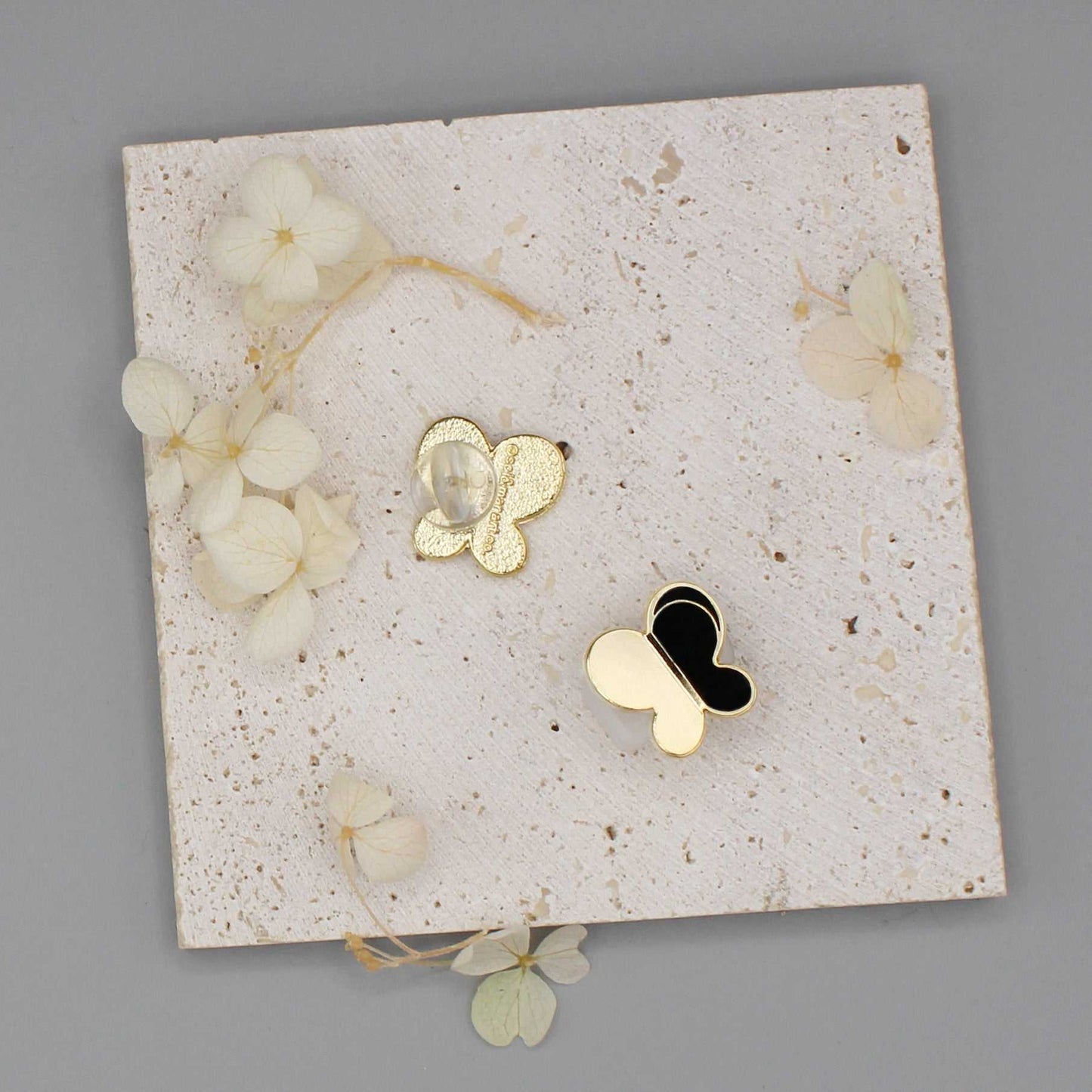 Butterfly Enamel Pin (Black) Brooches & Lapel Pins