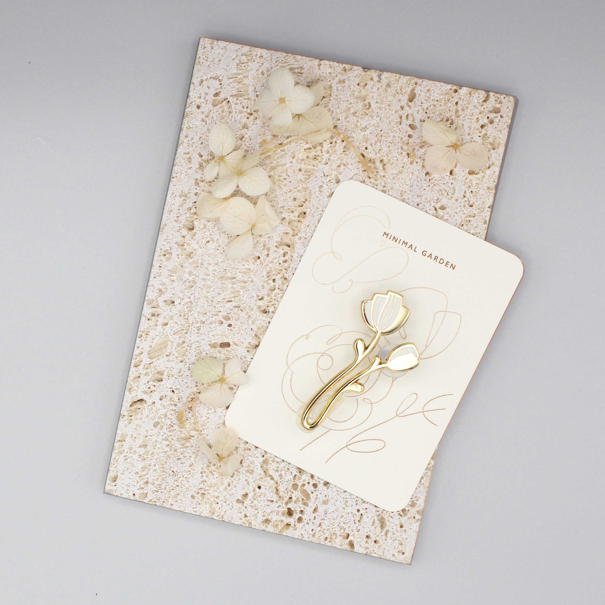 Peony Enamel Pin (off-white) Brooches & Lapel Pins