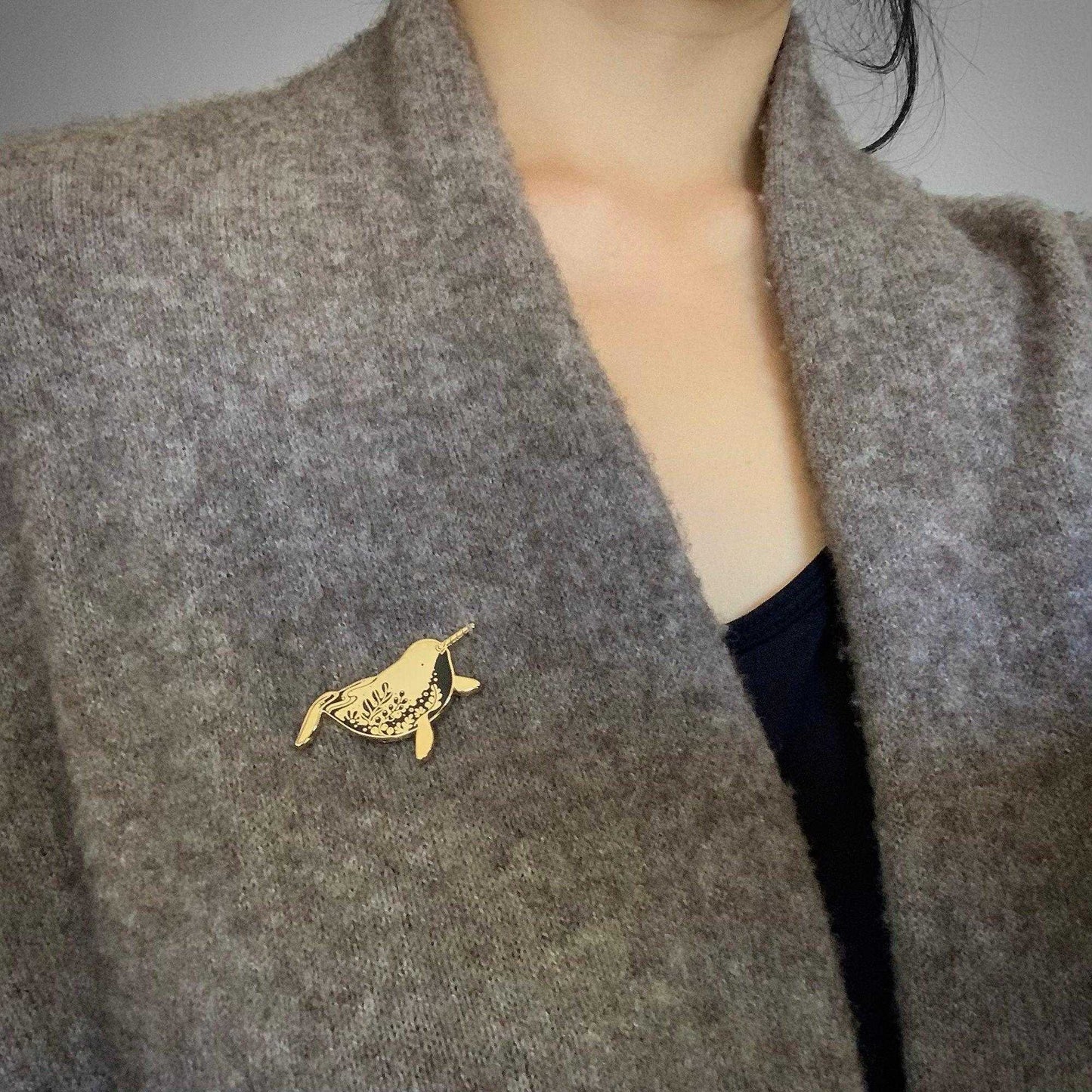 Narwhal Enamel Pin Brooches & Lapel Pins