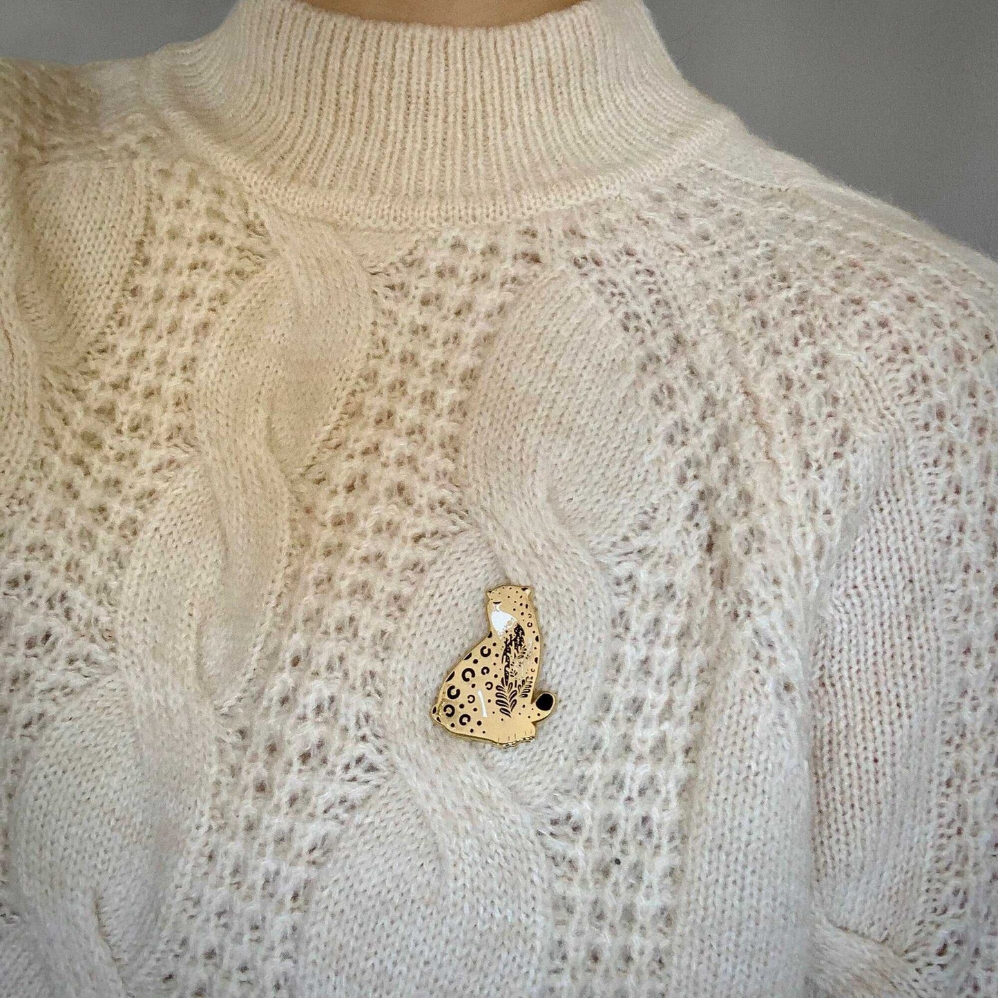 Leopard Enamel Pin (Amur Leopard) Brooches & Lapel Pins