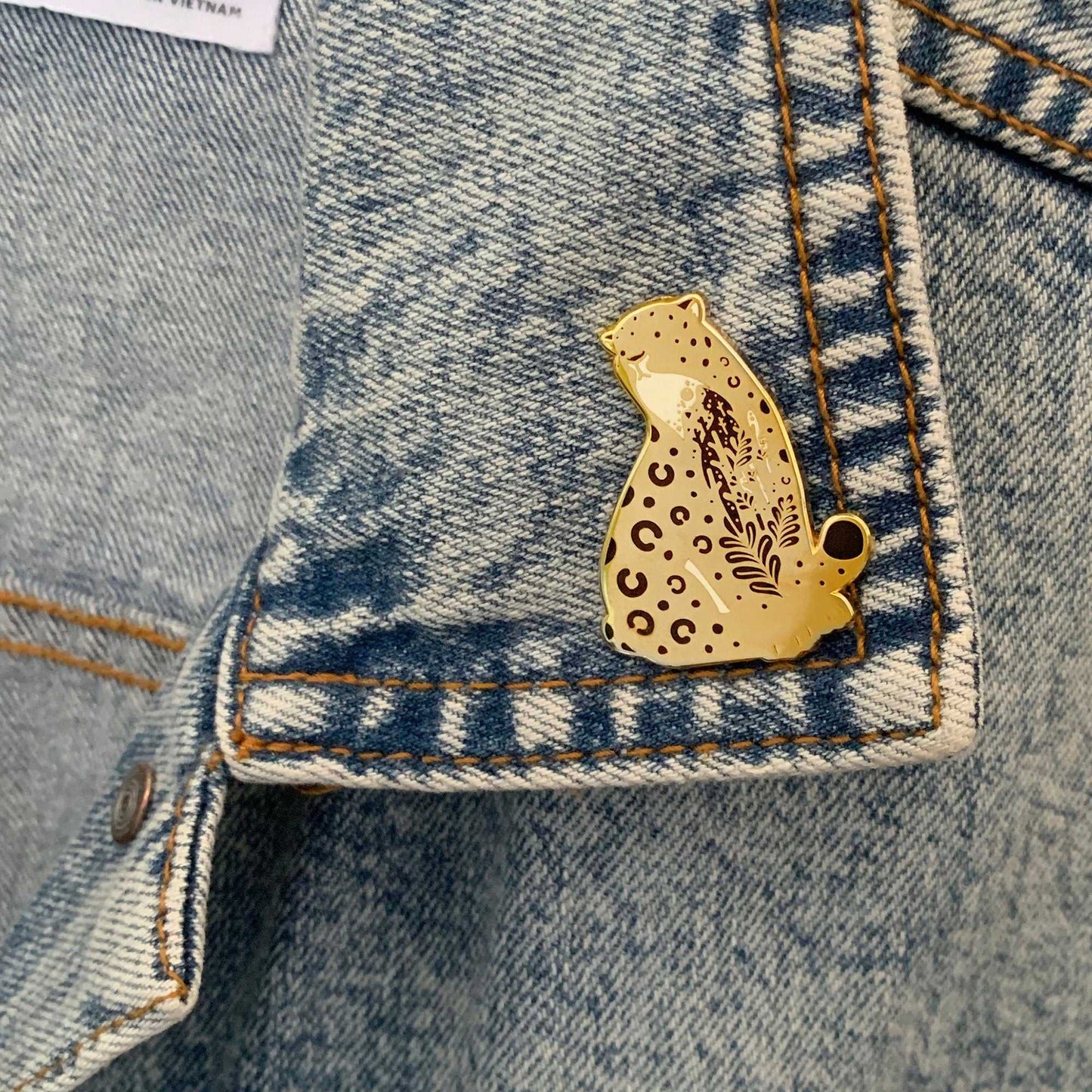 Leopard Enamel Pin (Amur Leopard) Brooches & Lapel Pins