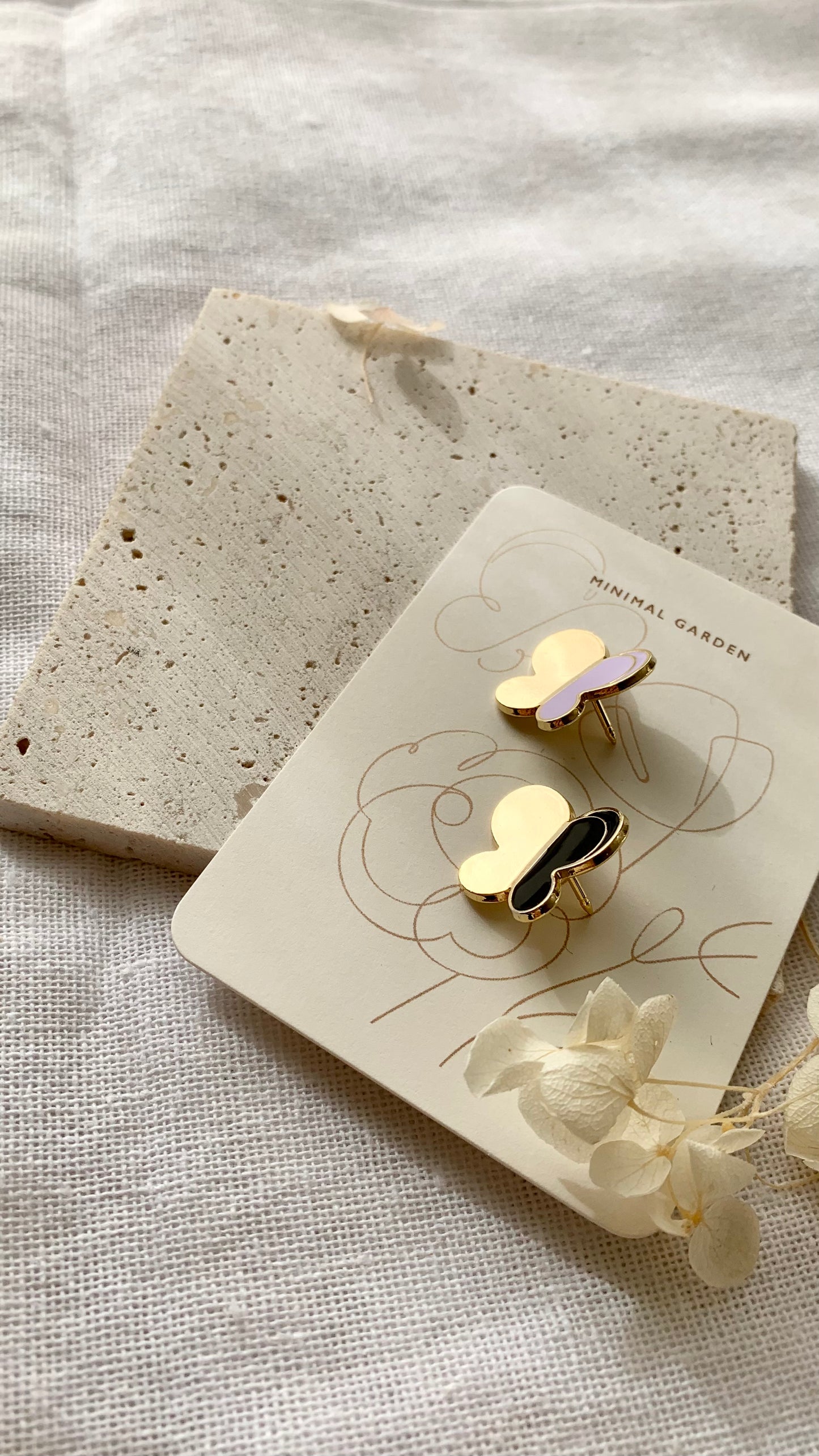 Butterfly Enamel Pin (Black) Brooches & Lapel Pins