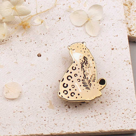 Leopard Enamel Pin (Amur Leopard) Brooches & Lapel Pins