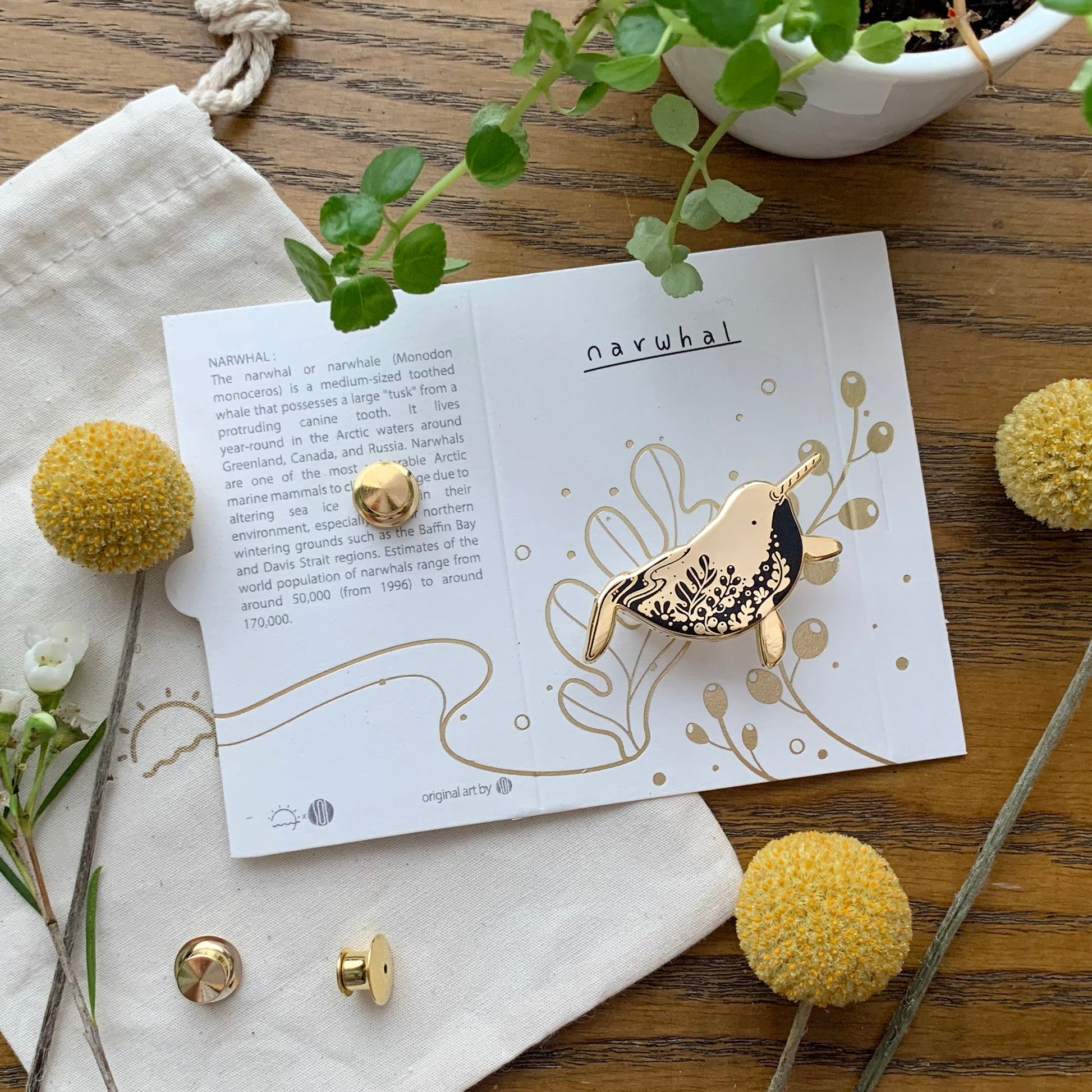 Narwhal Enamel Pin Brooches & Lapel Pins