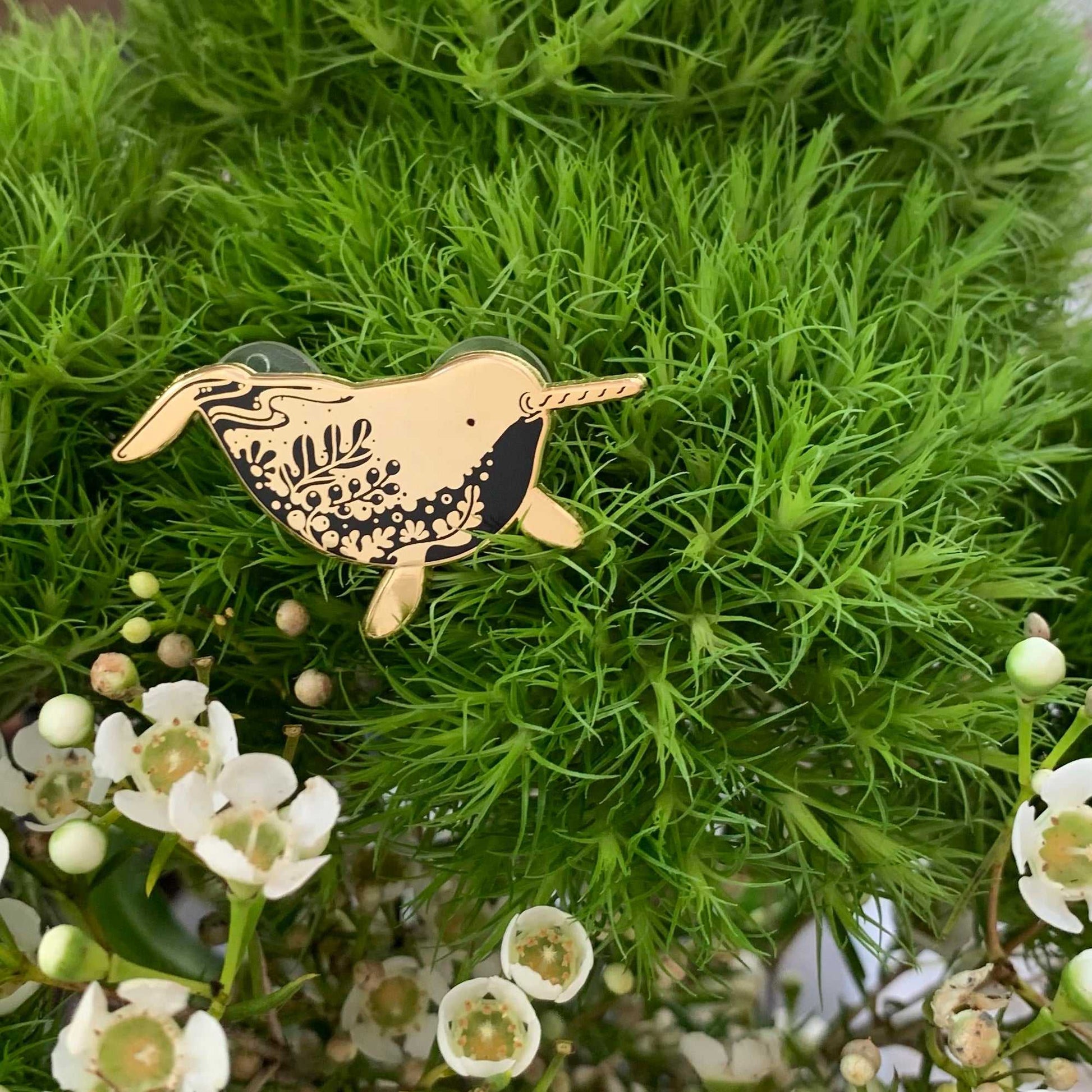 Narwhal Enamel Pin Brooches & Lapel Pins