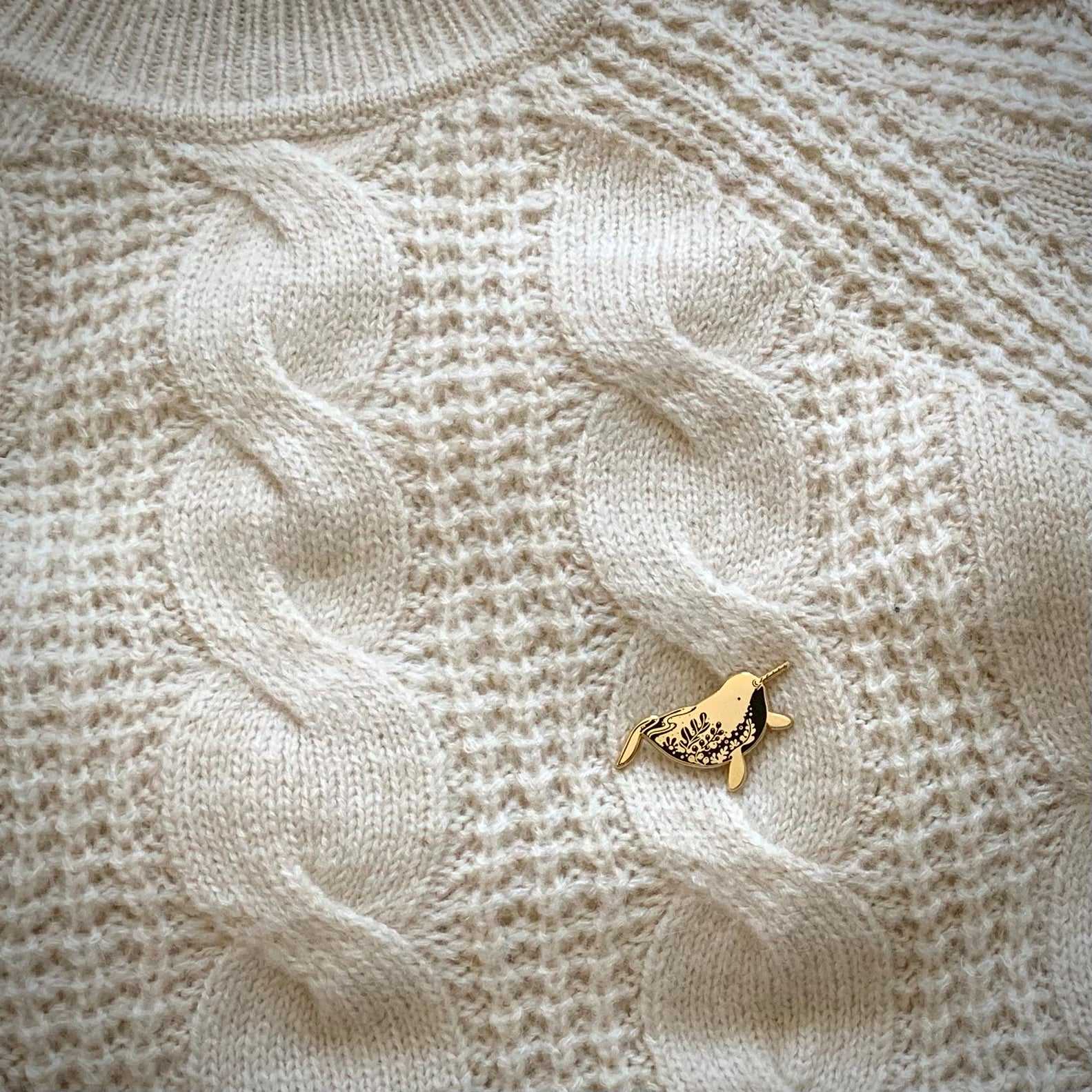 Narwhal Enamel Pin Brooches & Lapel Pins