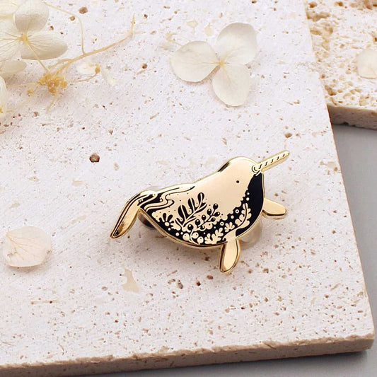 Narwhal Enamel Pin Brooches & Lapel Pins