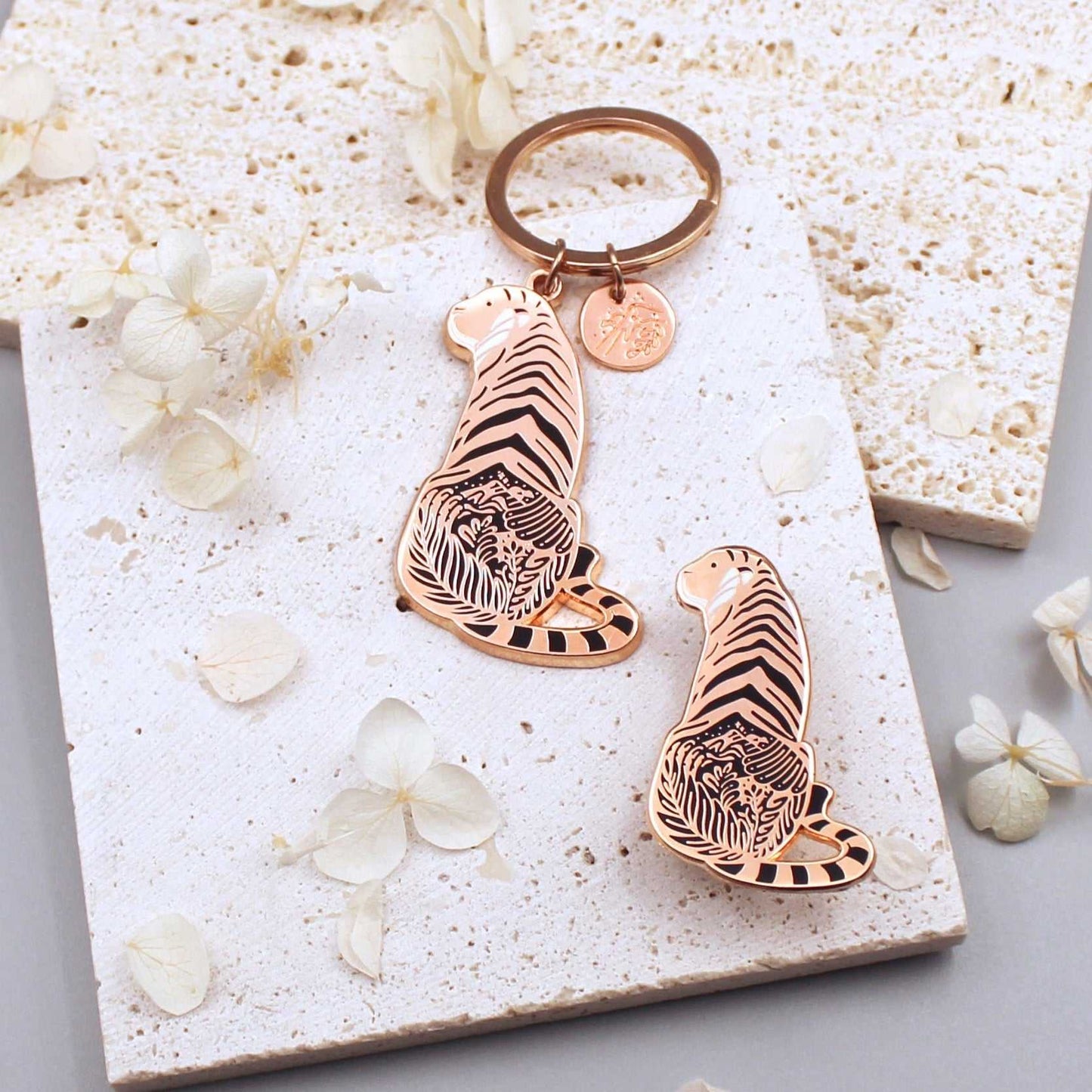 Tiger Enamel Pin (Sunda Tiger) Brooches & Lapel Pins