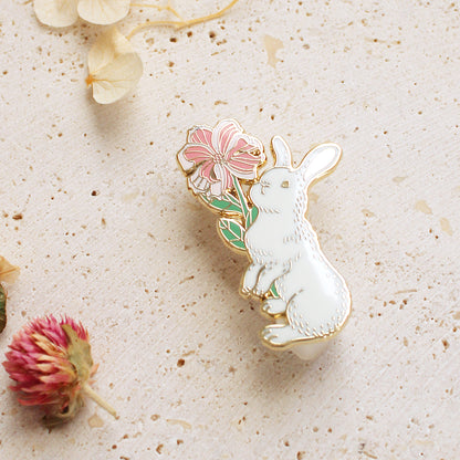 Bunny Rabbit Enamel Pin