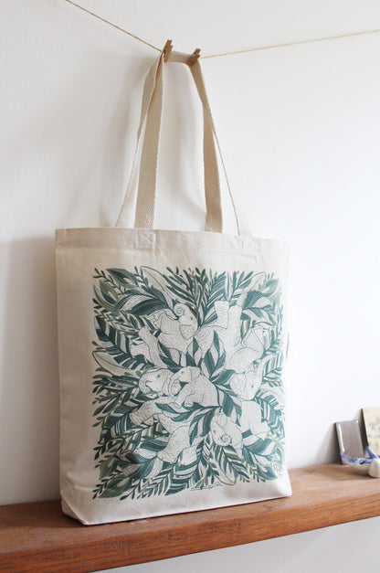 Elephant, "Siesta" Canvas Tote bag