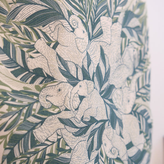 Elephant, "Siesta" Canvas Tote Bag