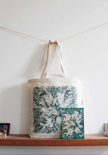 Elephant, "Siesta" Canvas Tote bag