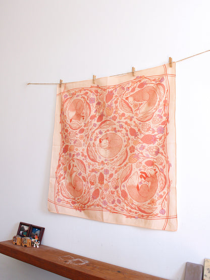 Fox&Berry Bandana Scarf (Blush)