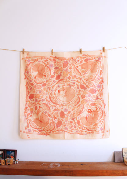 Fox&Berry Bandana Scarf (Blush)