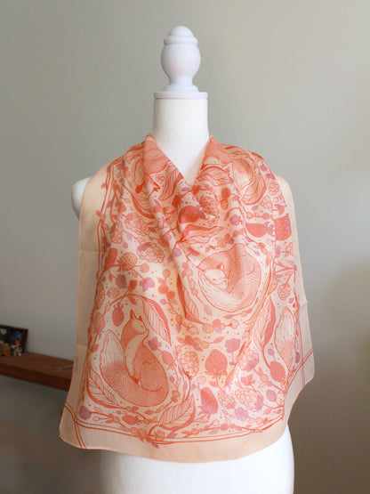 Fox&Berry Bandana Scarf (Blush)