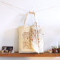 Leopard tote bag + Bandana Gift set (Off-white)