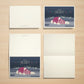 6 Polar Bear Holiday Card Set