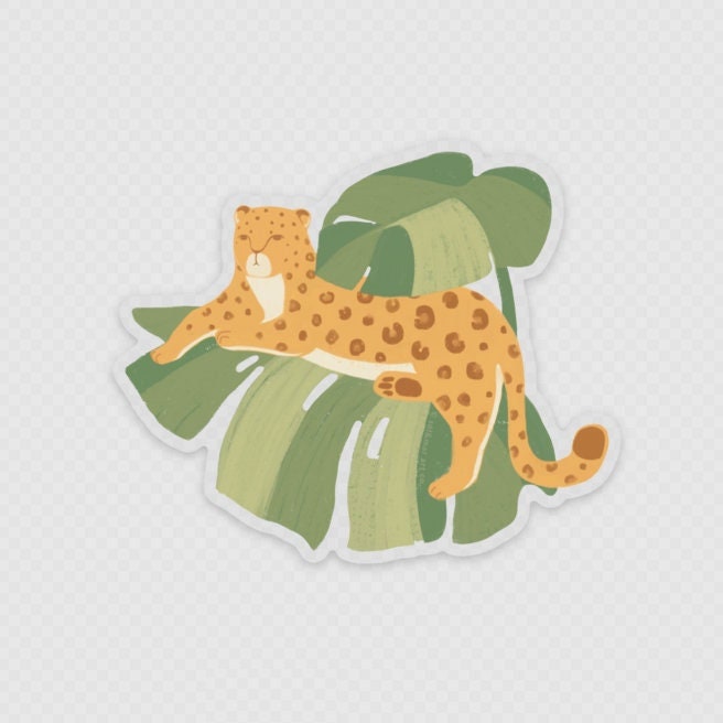 Leopard Sticker 04
