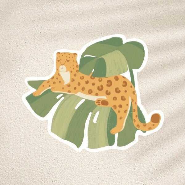 Leopard Sticker 04