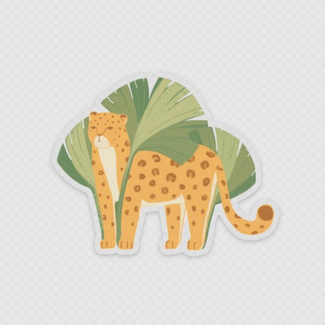 Leopard Sticker 03