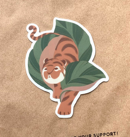Tiger enamel pin + Sticker Set